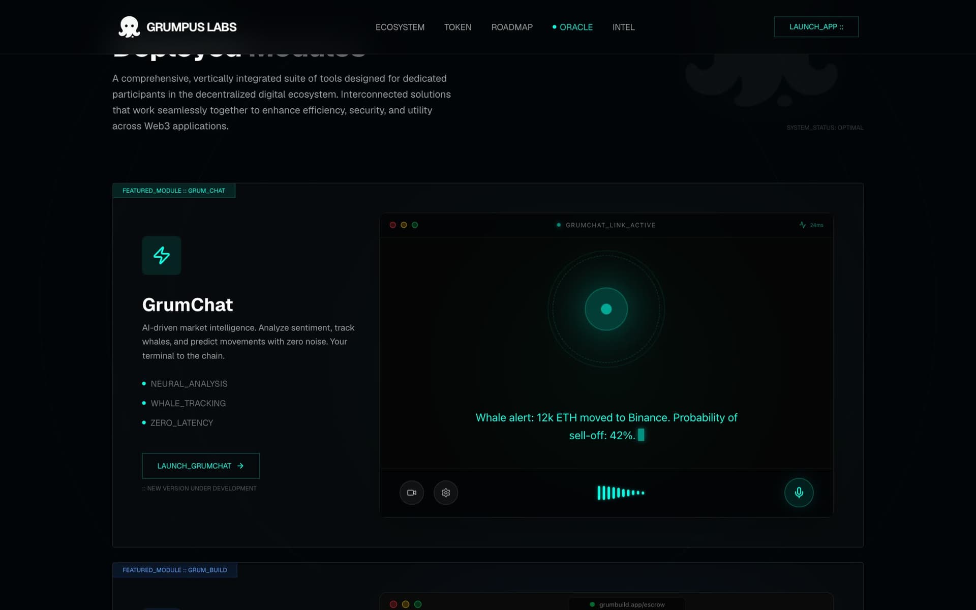 GrumChat — محلّل ذكي يعيش داخل طرفية أوامر