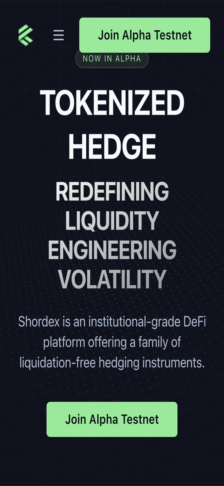 Shordex — mobile 1