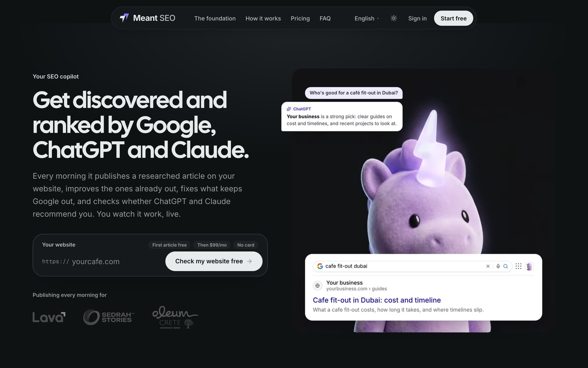 A graphite dark mode, the violet kept for the brand