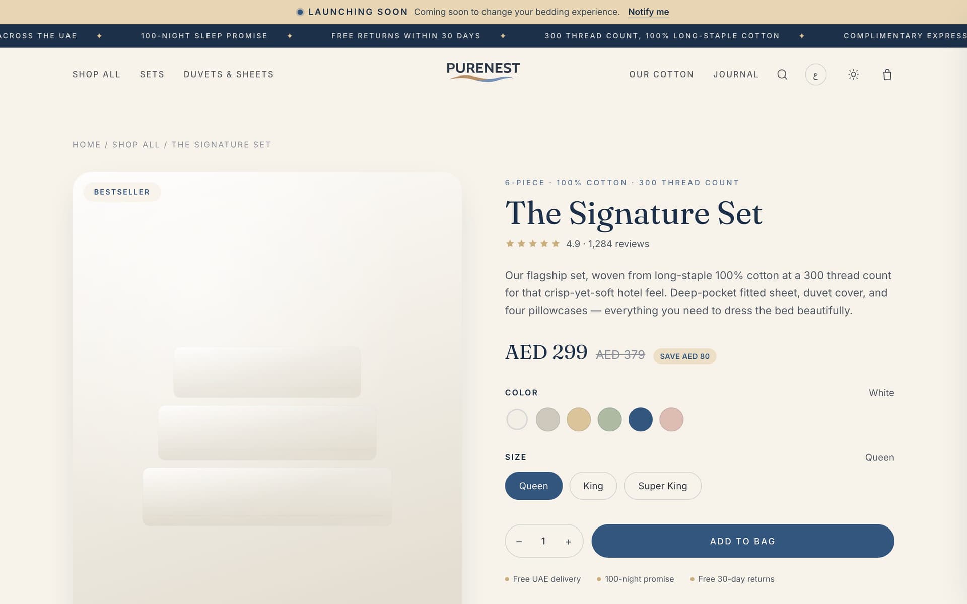 Catalogue & product pages, built from scratch