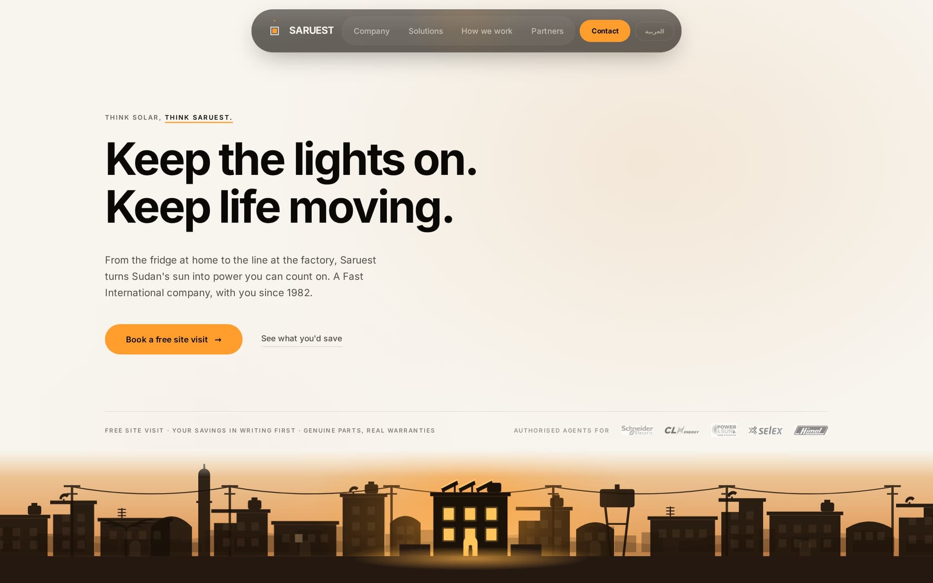 Live now · saruest-ltd.com