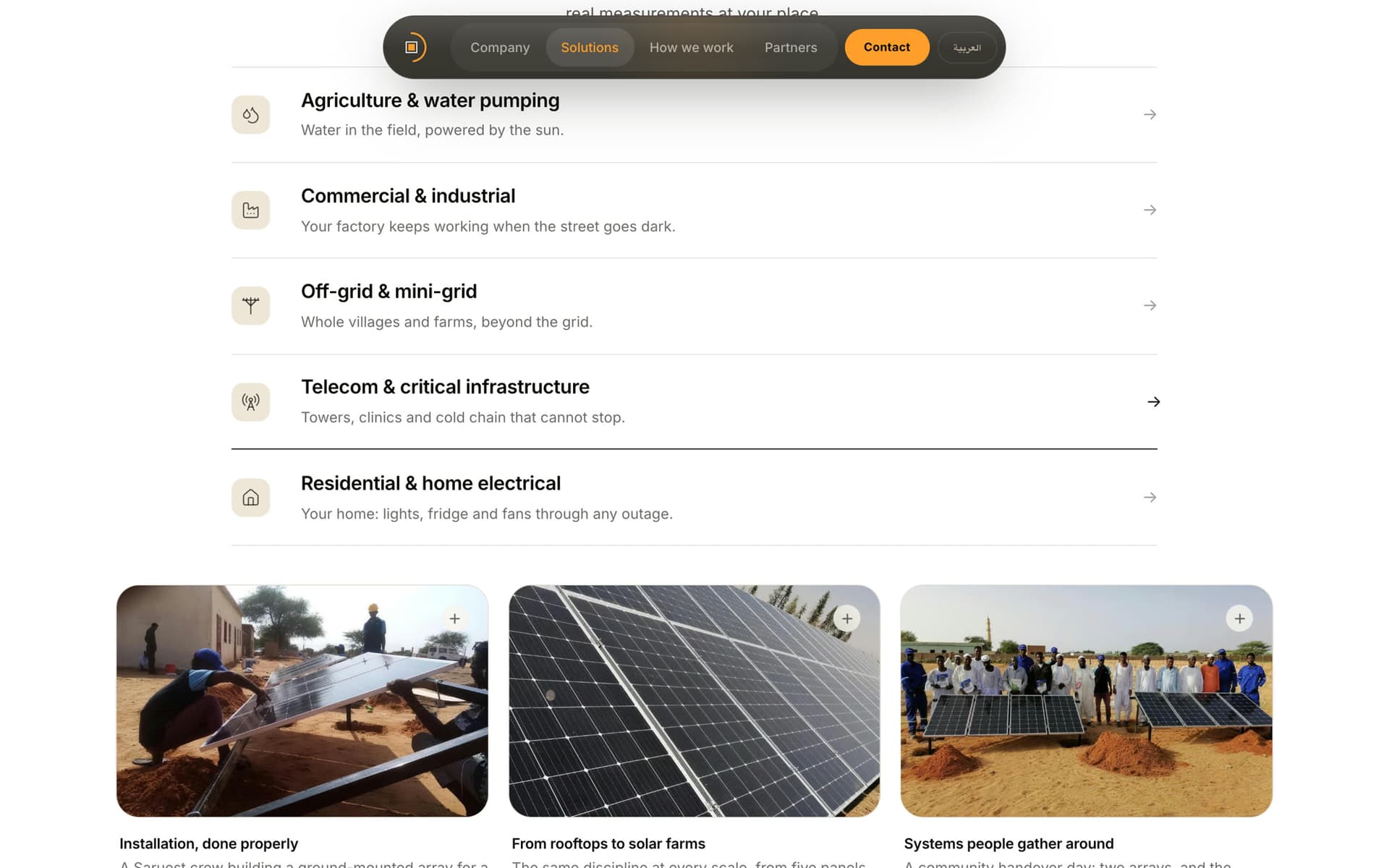 Five kinds of customers, one standard — solutions and real installations