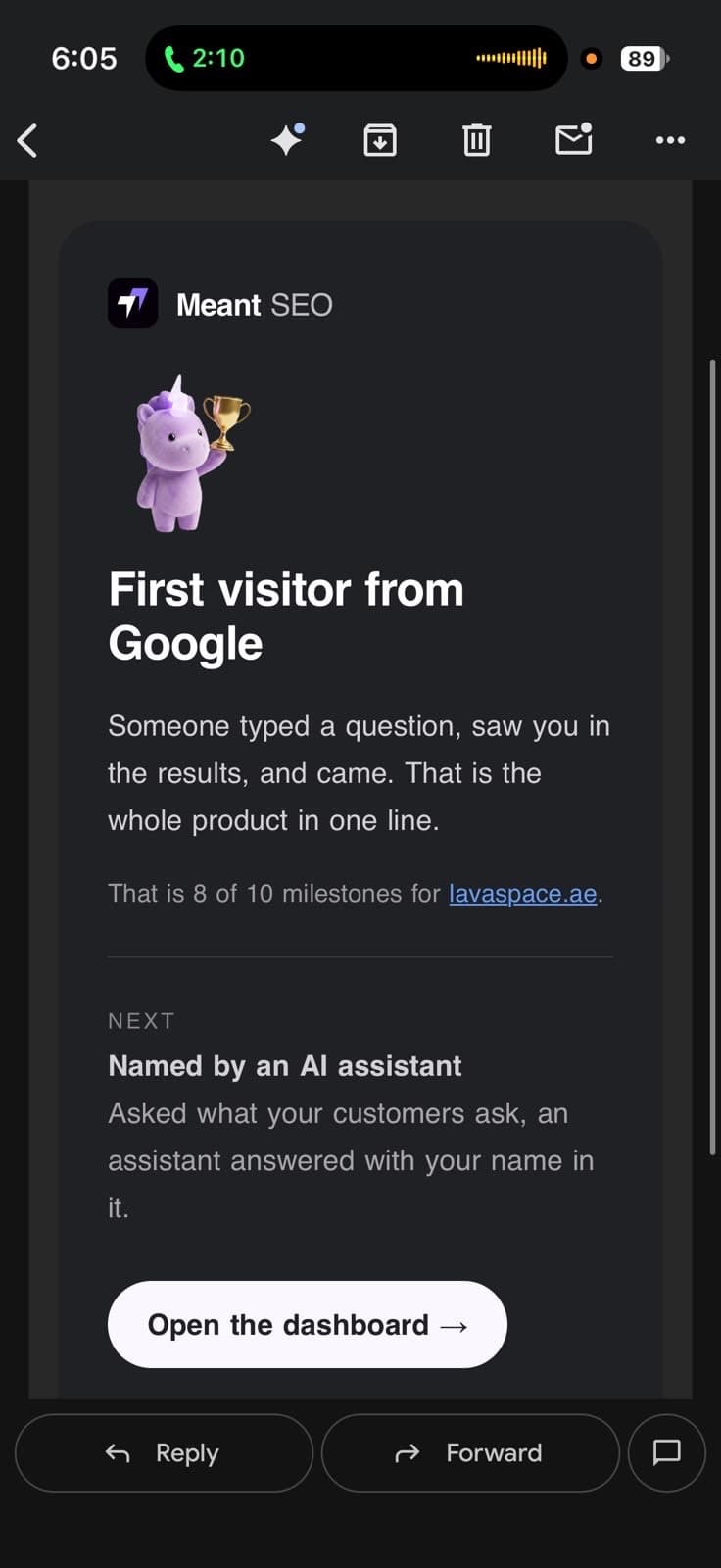 From First Google Visitor to a Phone Call: How SEO Turned Into a Real Lead for Lavaspace.ae